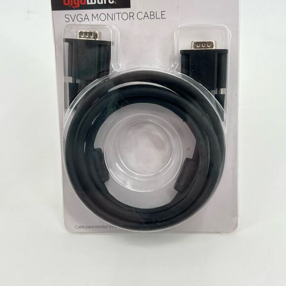 Radio Shack GigaWare SVGA 6' Monitor Cable PC or MAC to TV Ferrite Coil Filters - Picture 8 of 8